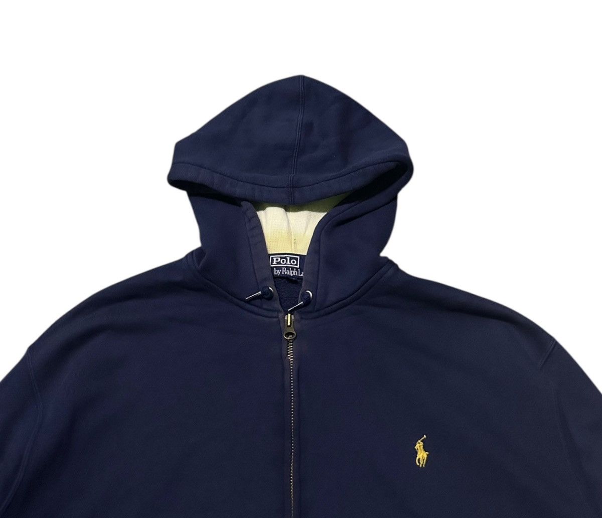 Polo Ralph Lauren Vintage Polo ralph laurent yellow pony logo zipper hoodie Size US XL / EU 56 / 4 - 4 Thumbnail