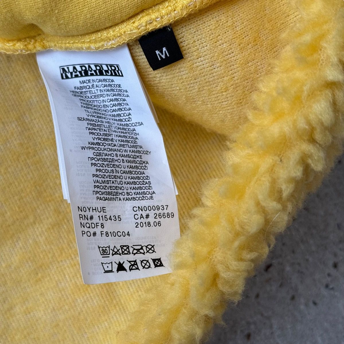 Designer × Napapijri × Patagonia MSRP $250 Napapijri Geographic Telve Oversized Sherpa Hoodie Size US M / EU 48-50 / 2 - 5 Thumbnail