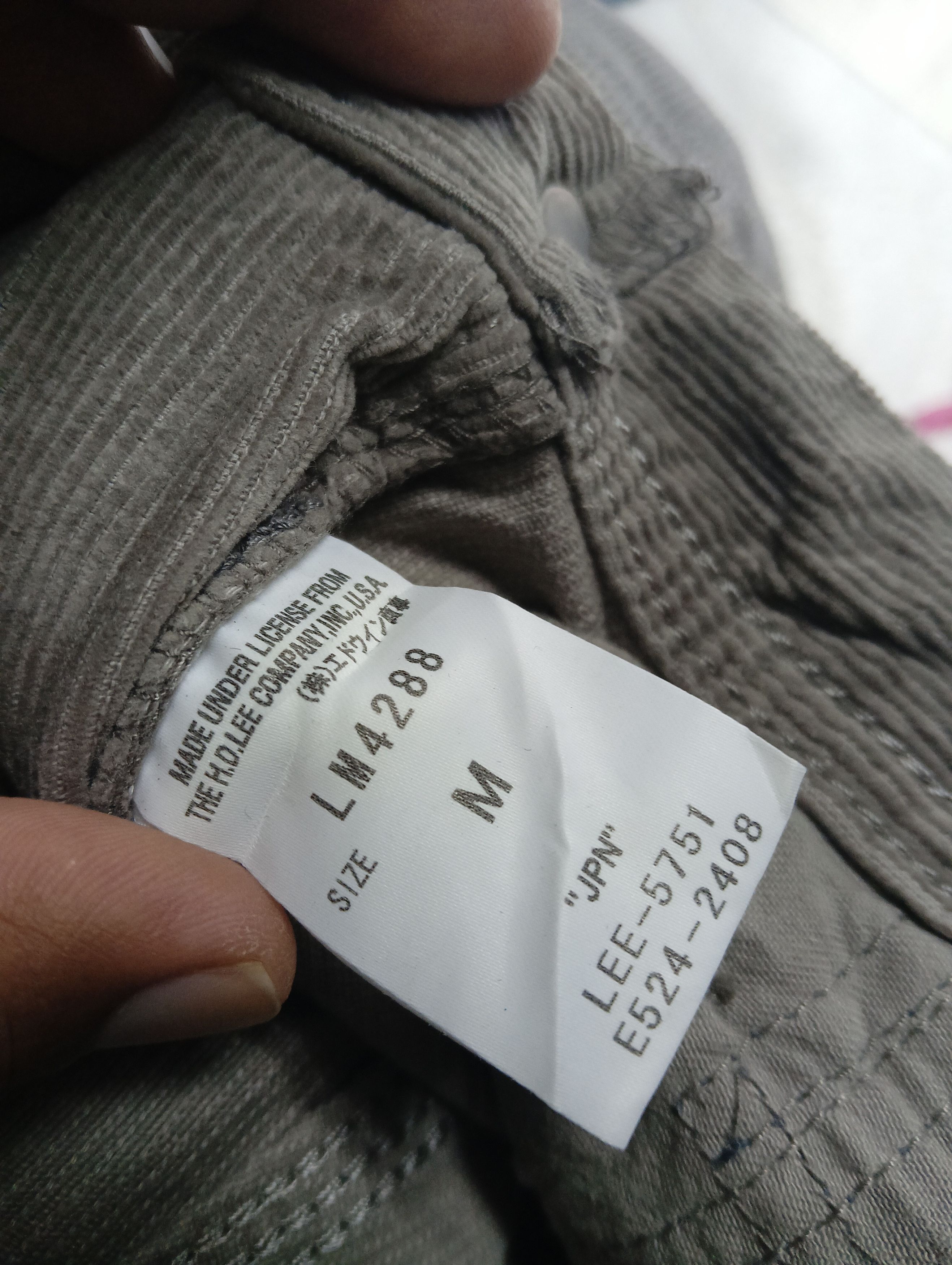 Lee cudroy vintage lee sanforized 5 pocket pants size 33 Size US 33 - 8 Thumbnail