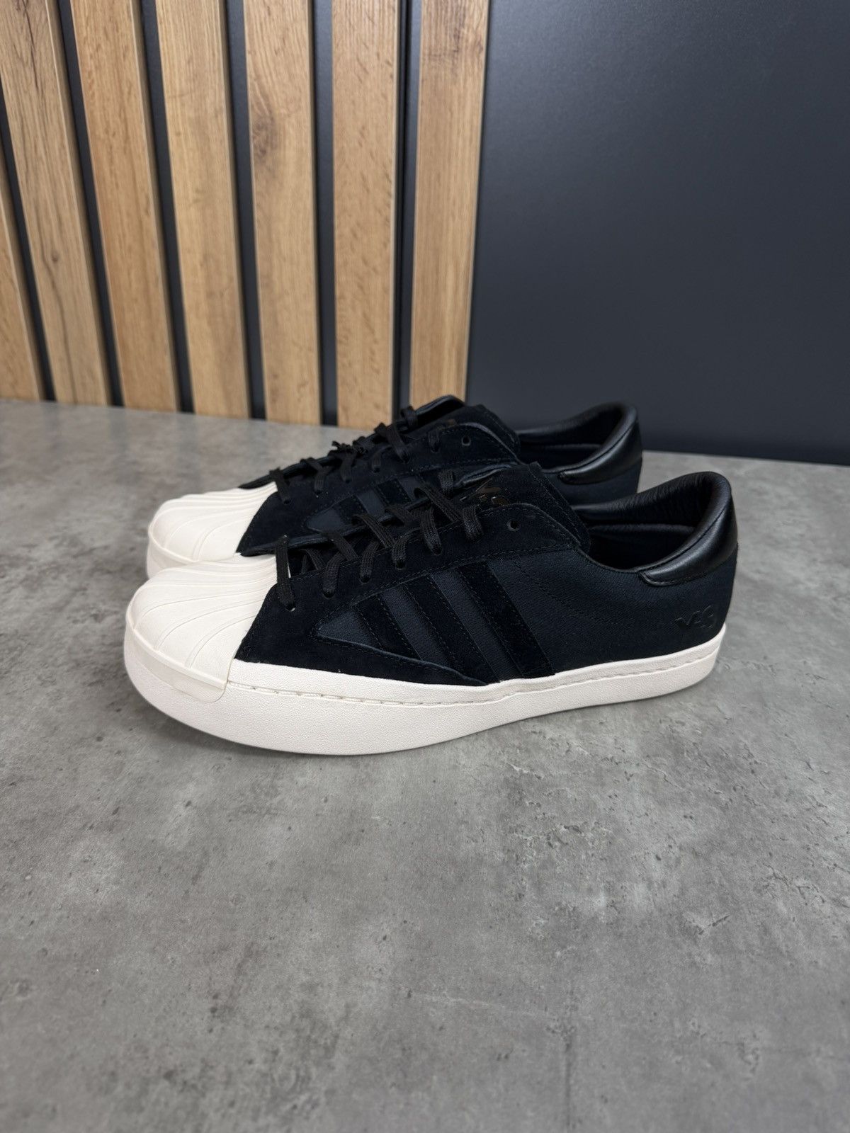 Y-3 Adidas Y-3 Yohji Star Black Sneakers Size US 11.5 Size US 11.5 / EU 44-45 - 2 Thumbnail