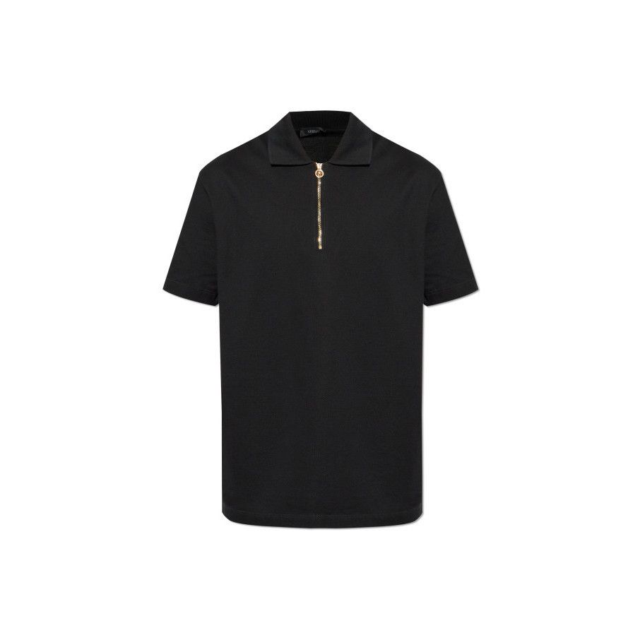 Versace VERSACE Black Cotton Polo New & Authentic (Men's size:M;) Size US M / EU 48-50 / 2 - 1 Preview