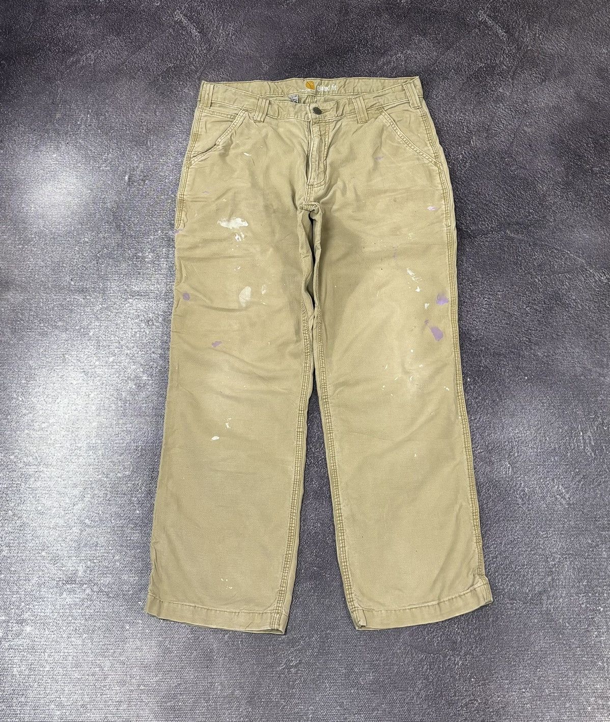 Carhartt Vintage Carhartt Relaxed Fit Carpenter Work Hype Baggy Pants Size US 34 / EU 50 - 2 Thumbnail