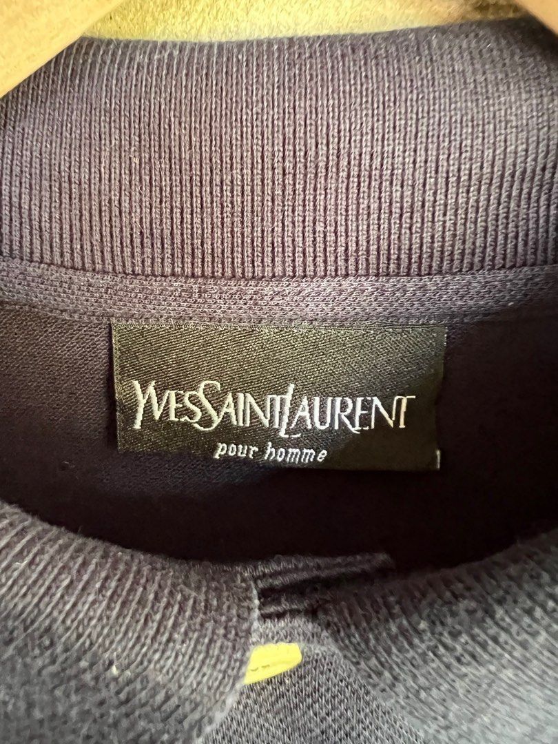 Yves Saint Laurent Vintage YvesSaintLaurent Polo Shirt Size US L / EU 52-54 / 3 - 4 Thumbnail