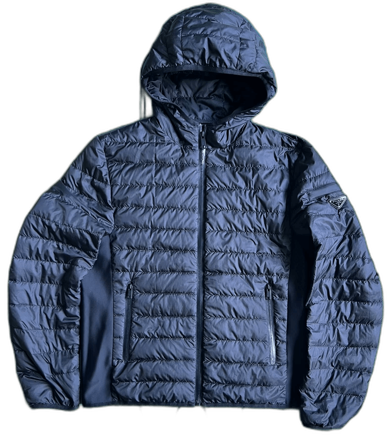Prada Prada Hooded Lightweight Down Jacket Size US L / EU 52-54 / 3 - 1 Thumbnail