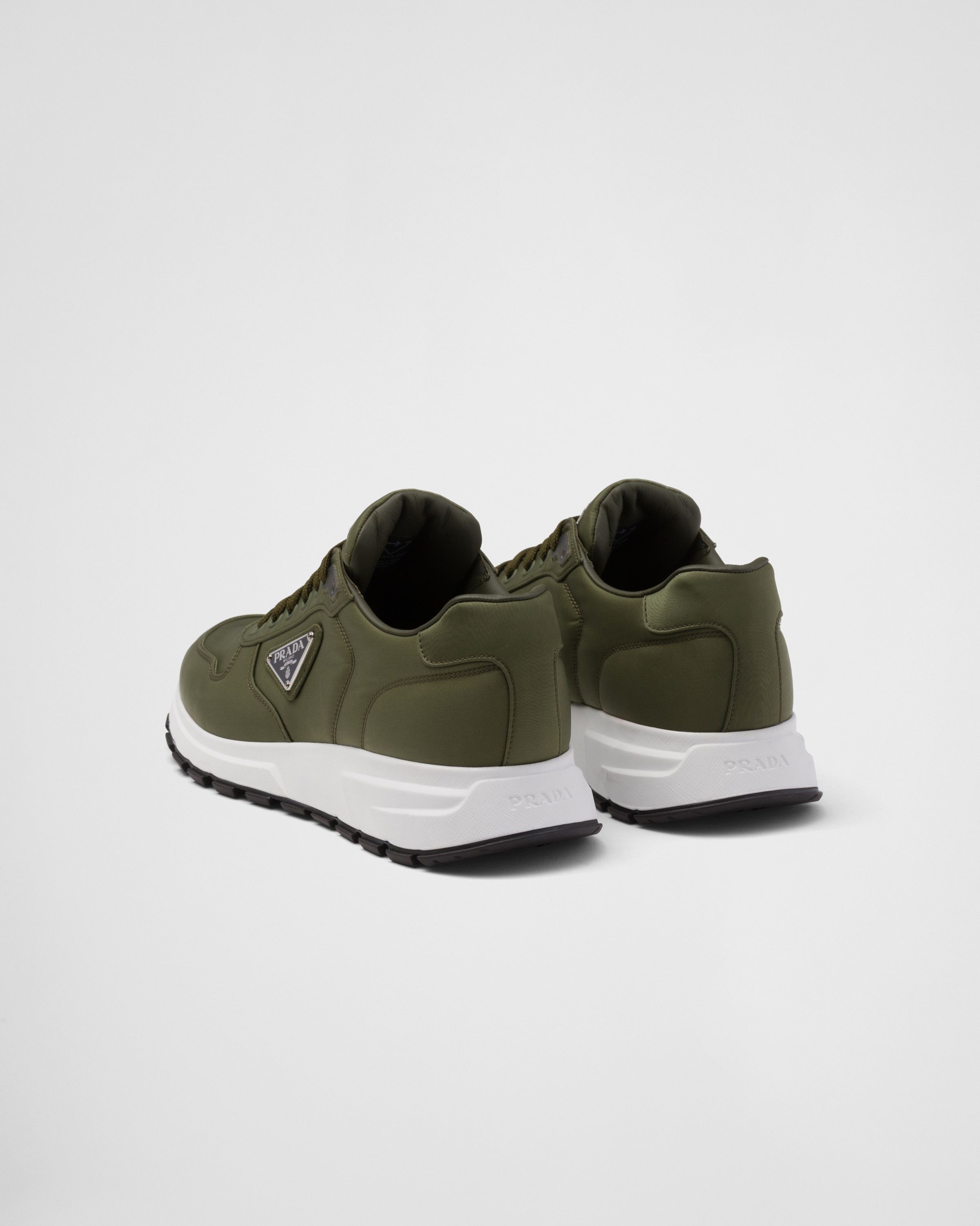 Prada o1mt1gz0325 Re-Nylon Sneakers in Dark Green Size US 10.5 / EU 43-44 - 4 Thumbnail