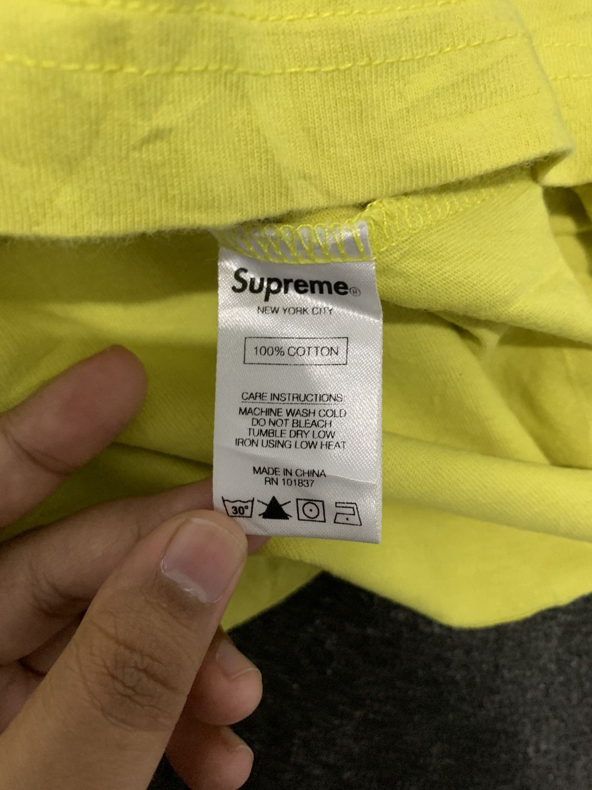 Supreme Supreme stripe tee dark yellow tshirt Size US M / EU 48-50 / 2 - 4 Thumbnail