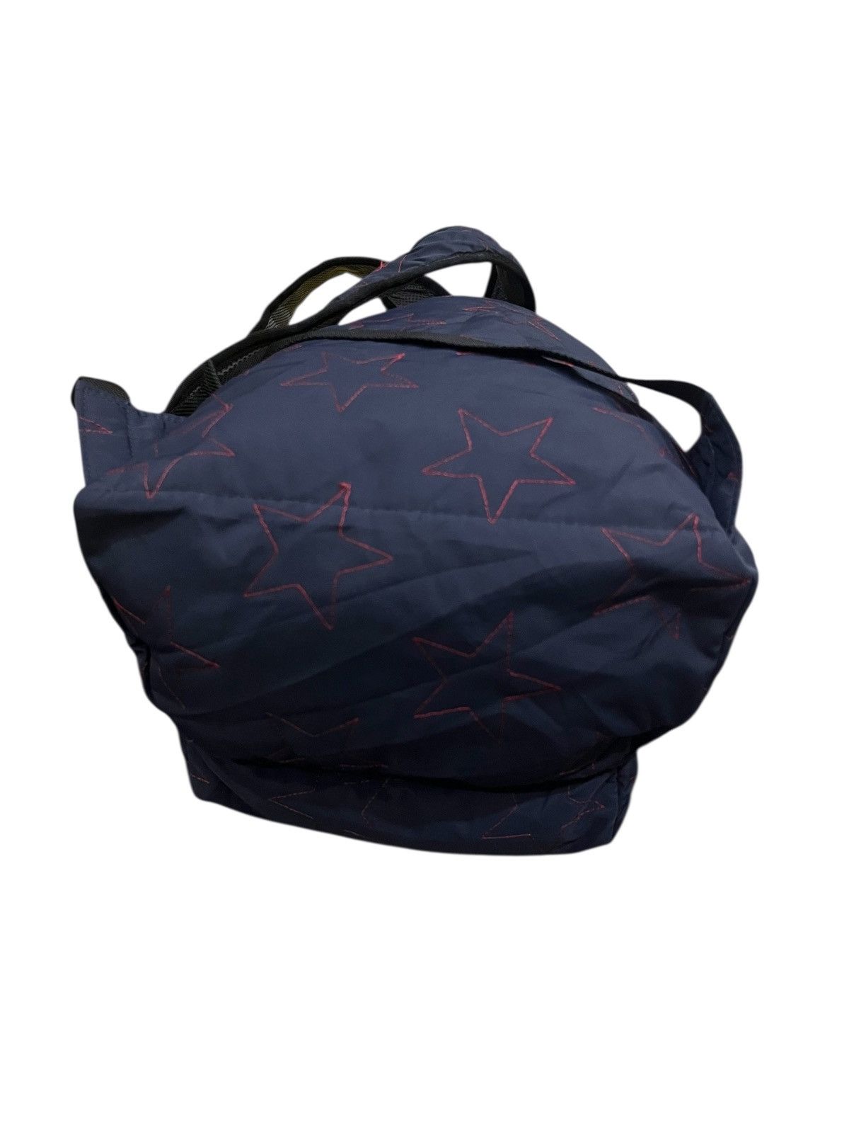 Japanese Brand VINTAGE SAZABY NYLON BACKPACK BLUE STAR RED DESIGN Size ONE SIZE - 11 Thumbnail