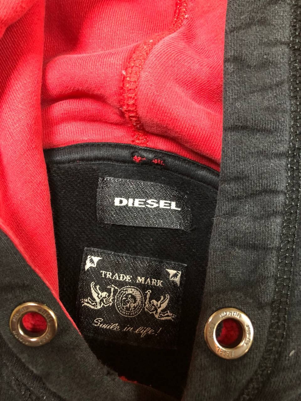 Diesel Vintage Diesel Big logo Y2K RARE hype zip hoodie Size US S / EU 44-46 / 1 - 2 Thumbnail