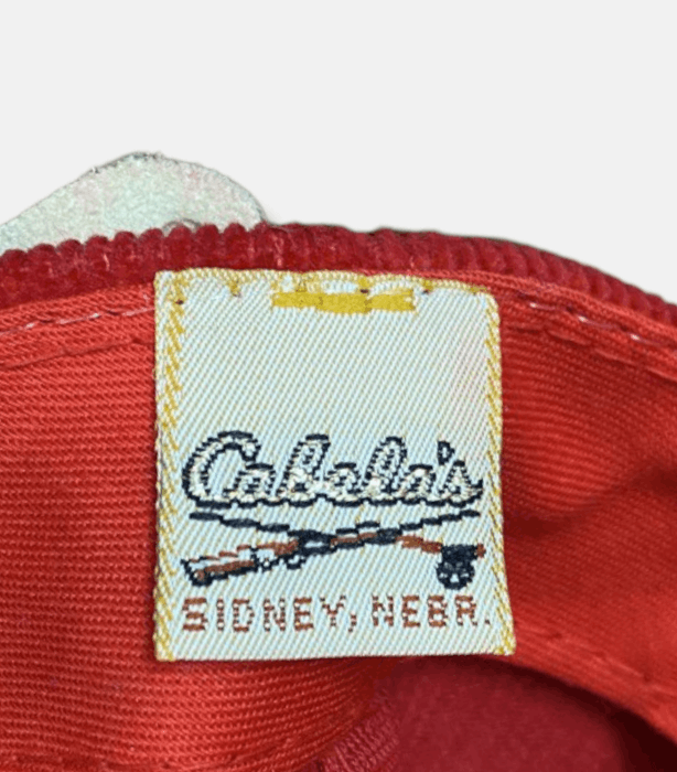 Cabelas FREE SHIPPING Vintage Cabelas Red Corduroy Hat Grailed