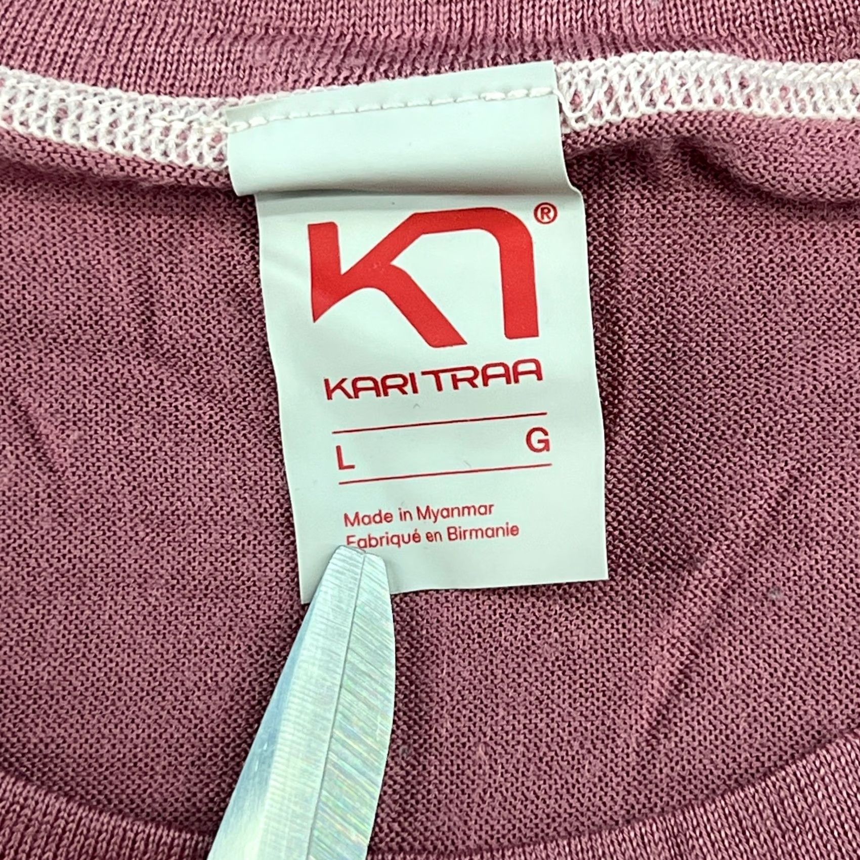 Vintage Kari Traa Womens Base Layer Shirt Large Merino Wool Blend Outdoor Ski Thermo Shirt Size L / US 10 / IT 46 - 7 Thumbnail