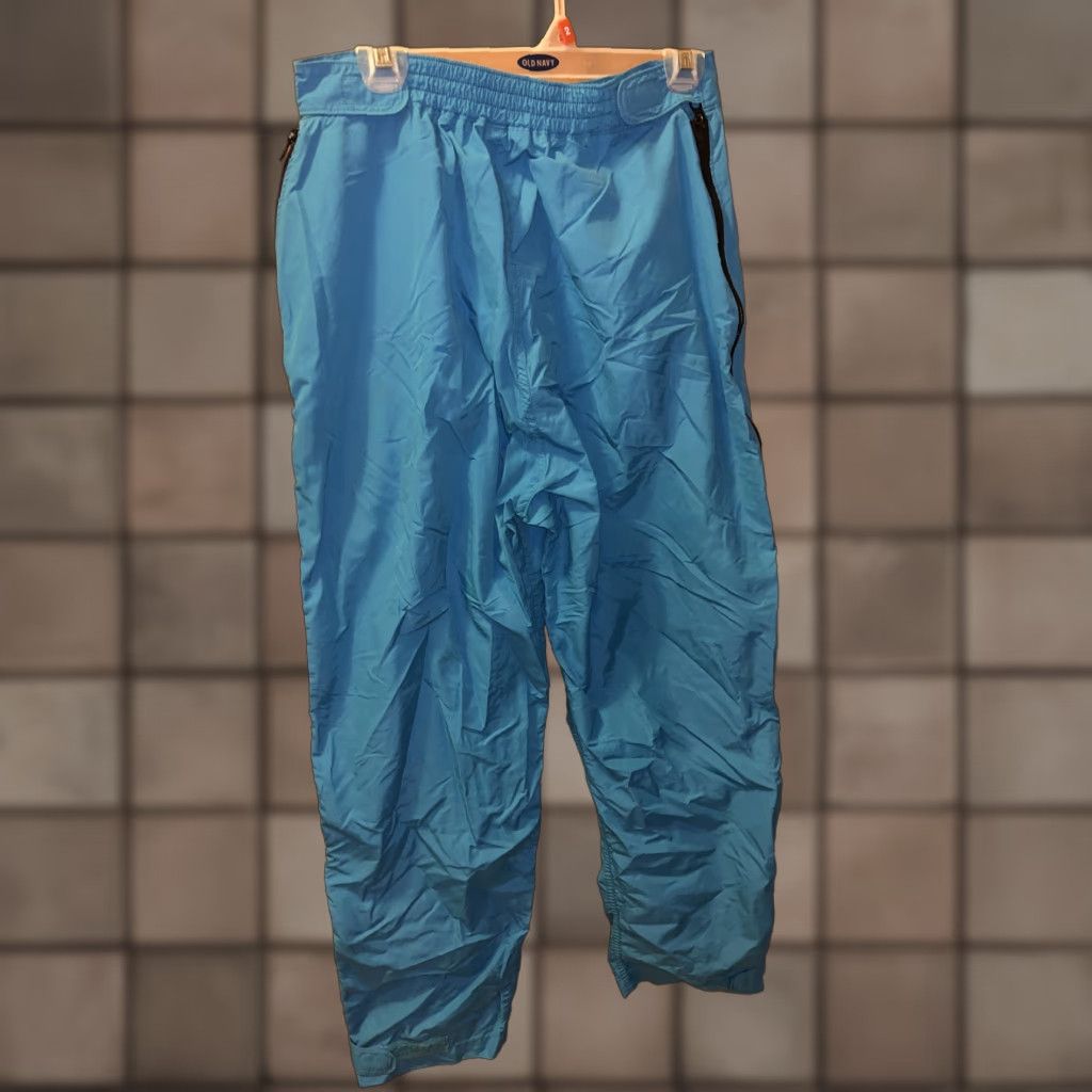 Vintage VINTAGE L.L. Bean Pants Women's Nylon Zip Side Turquoise Supplex 1 Zip Closure Outdoor Casual Travel Workwear Regular L Size 36" / US 14 / IT 50 - 1 Thumbnail