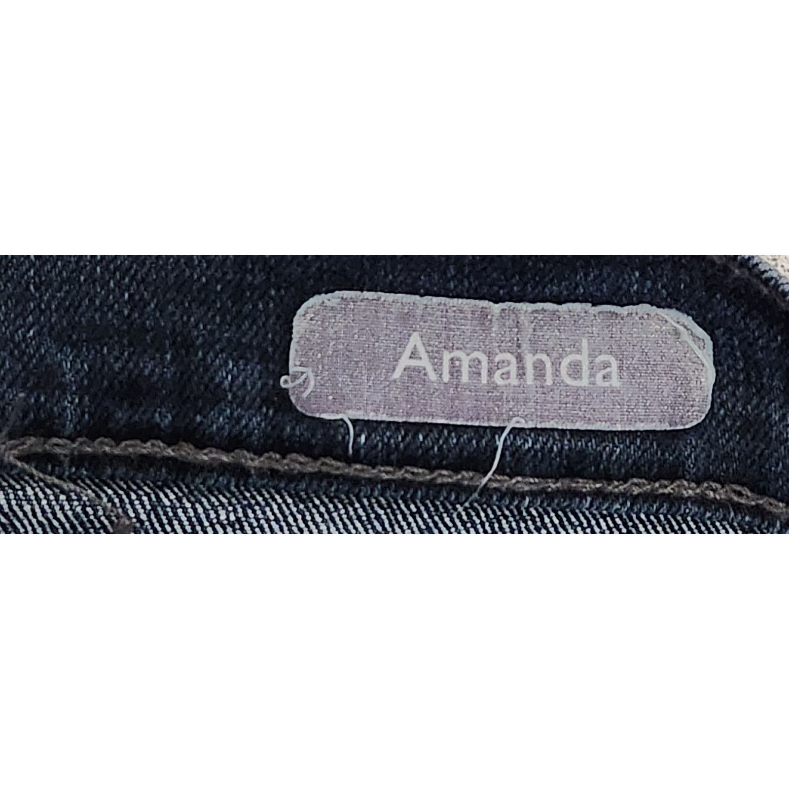 Gloria Vanderbilt Gloria Vanderbilt Dark Blue "Amanda" Flat Front Jeans 12 Size 34" / US 12 / IT 48 - 5 Thumbnail