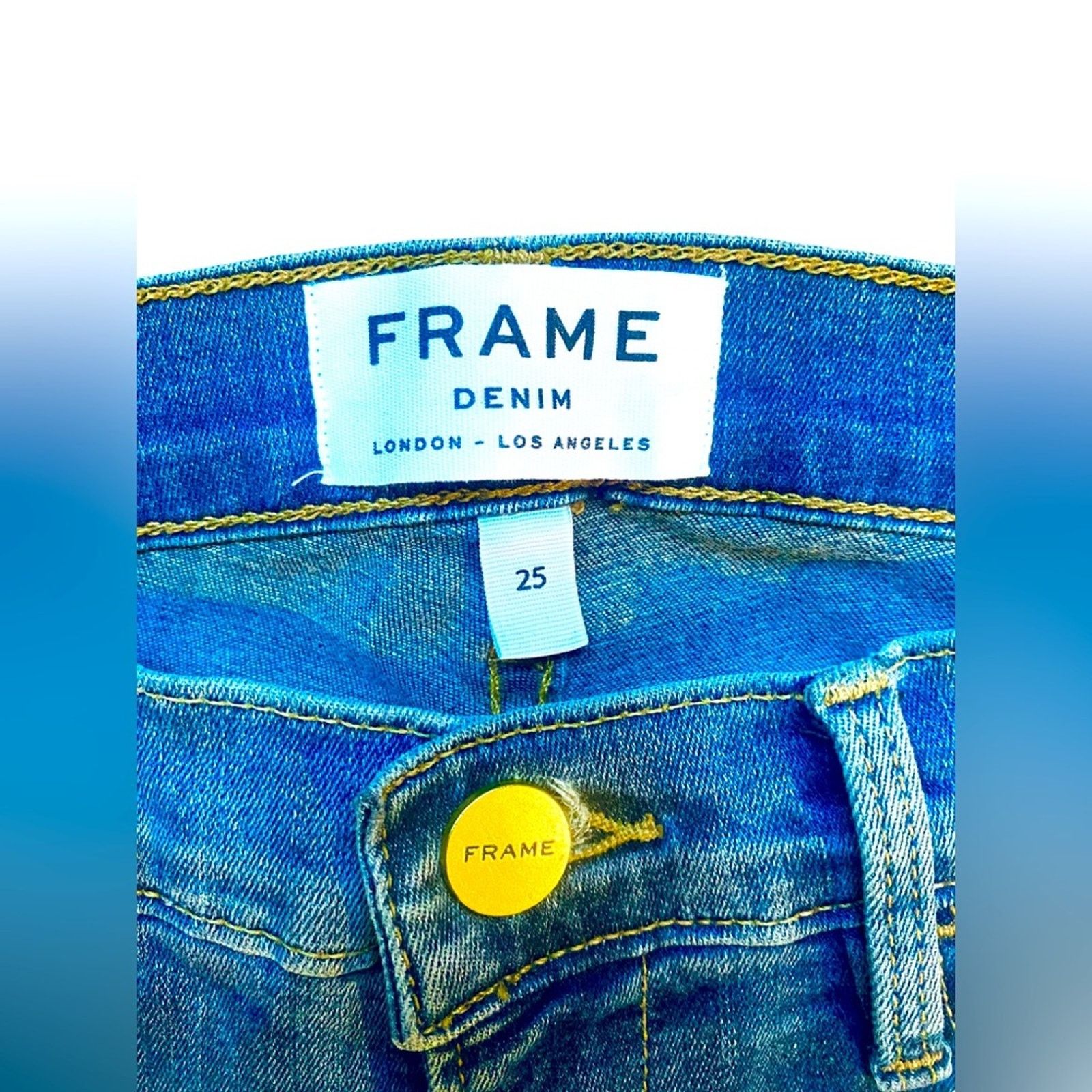 Frame FRAME LE HIGH FLARE JEANS Size 25" / US 0 / IT 36 - 4 Thumbnail