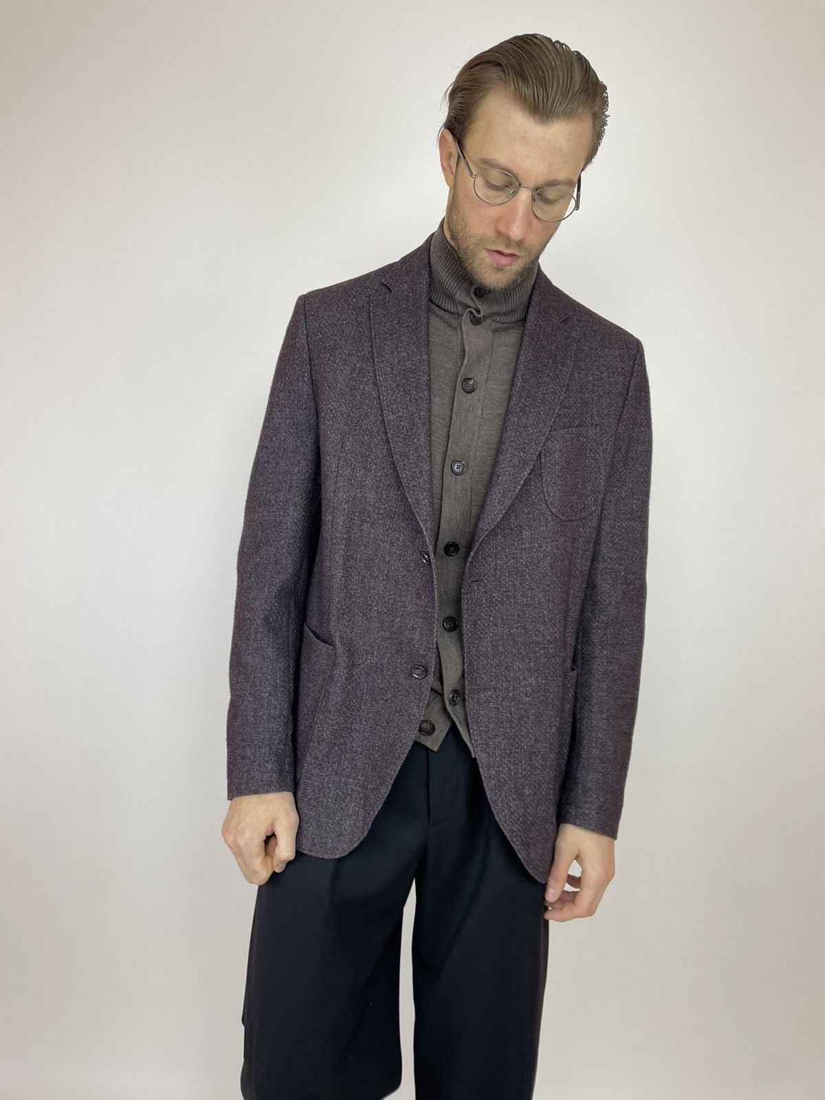 Bugatti Bugatti Wool Unlined blazer toscana pockets Mens size 58 Size 54R - 10 Thumbnail