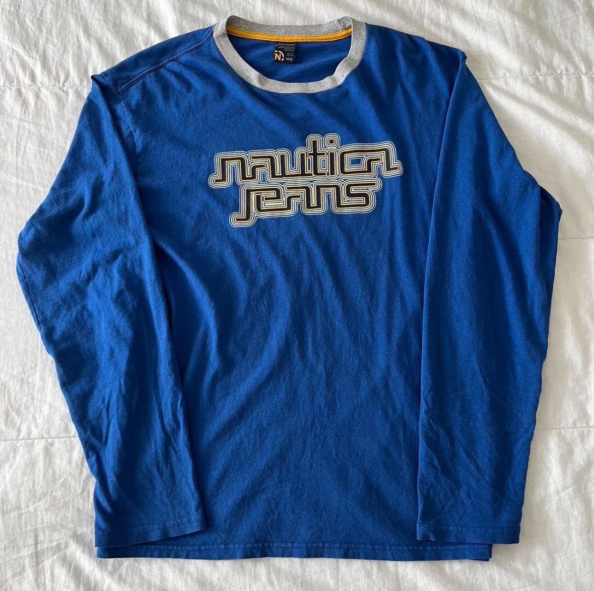 Nautica × Vintage Vintage Nautica Gel Print Longsleeve Size US M / EU 48-50 / 2 - 1 Thumbnail
