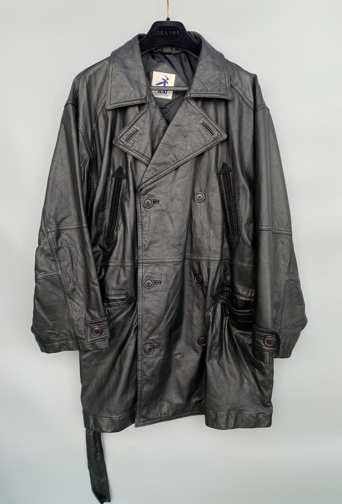 Issey Miyake 1980s Hai Sporting Gear by Issey Miyake Double Breasted Coat Size US M / EU 48-50 / 2 - 3 Thumbnail