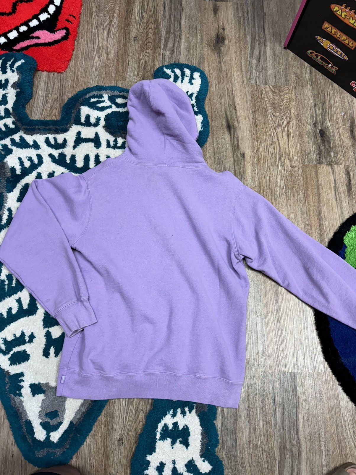 Supreme Supreme Tonal Webbing Hooded Sweatshirt Lavender Size US M / EU 48-50 / 2 - 4 Thumbnail