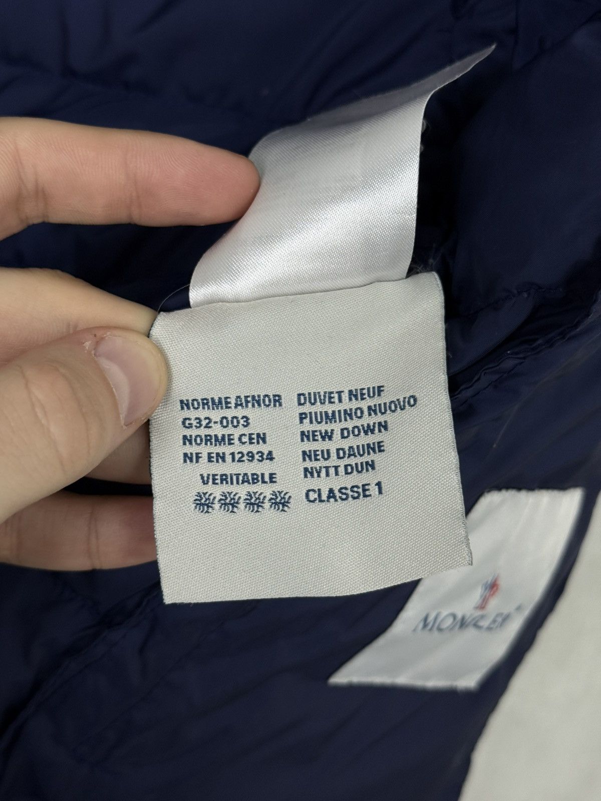 Moncler Moncler Kids Blue Down Puffer Jacket Size 11/146 Size XXS / US 00 / IT 34 - 23 Thumbnail