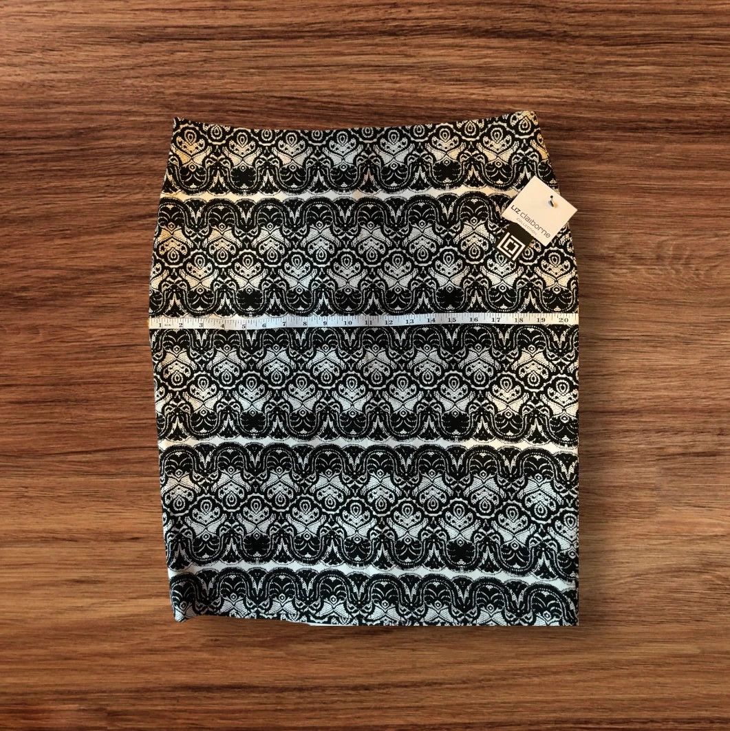 Liz Claiborne Liz Claiborne Women's Skirt Knee Length Size 12 Size 34" / US 12 / IT 48 - 5 Thumbnail