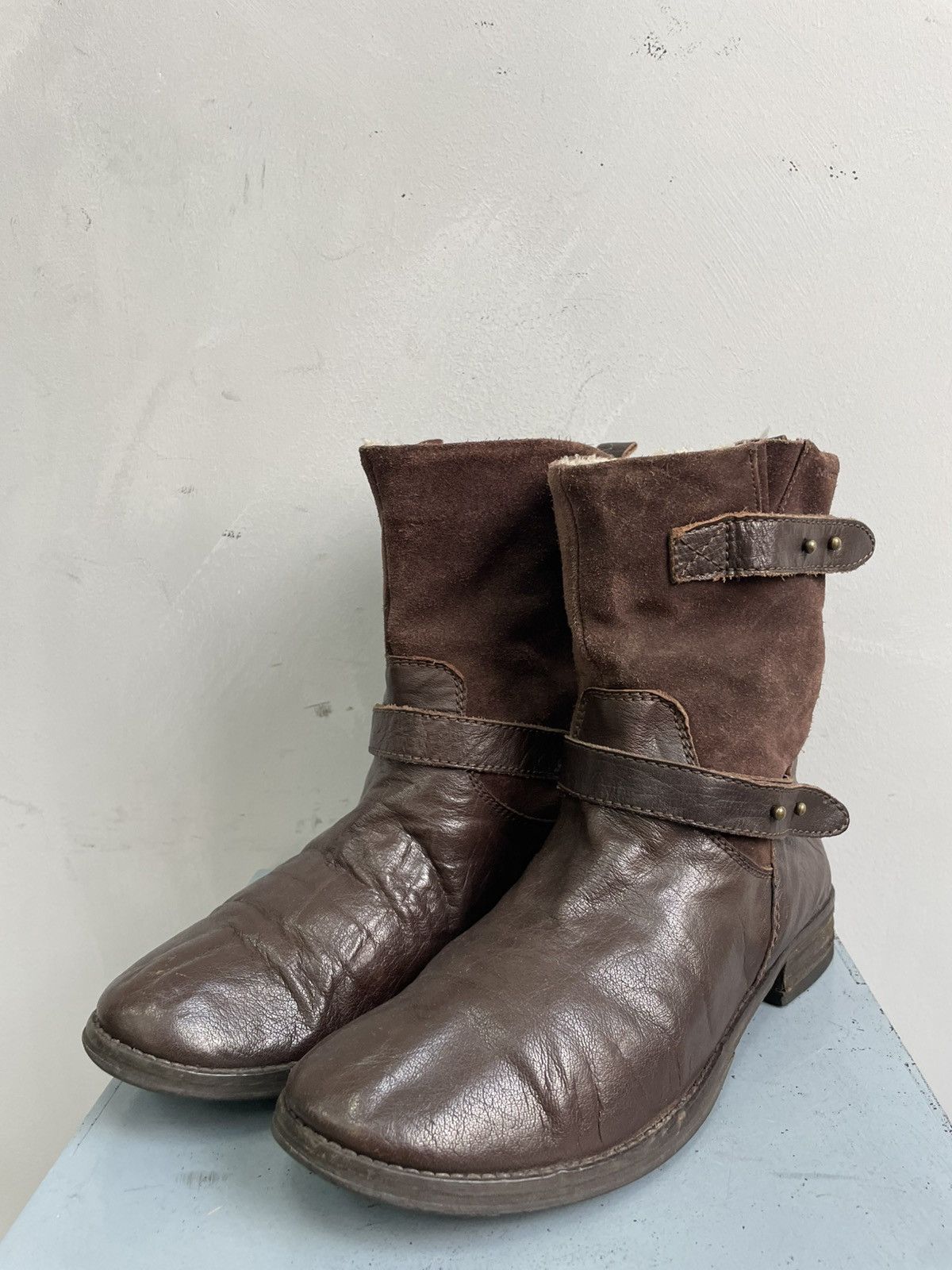 A.S.98 Ankle Avant Garde belted moto boots A.S. 98 style japanese Size US 7.5 / EU 40-41 - 5 Thumbnail