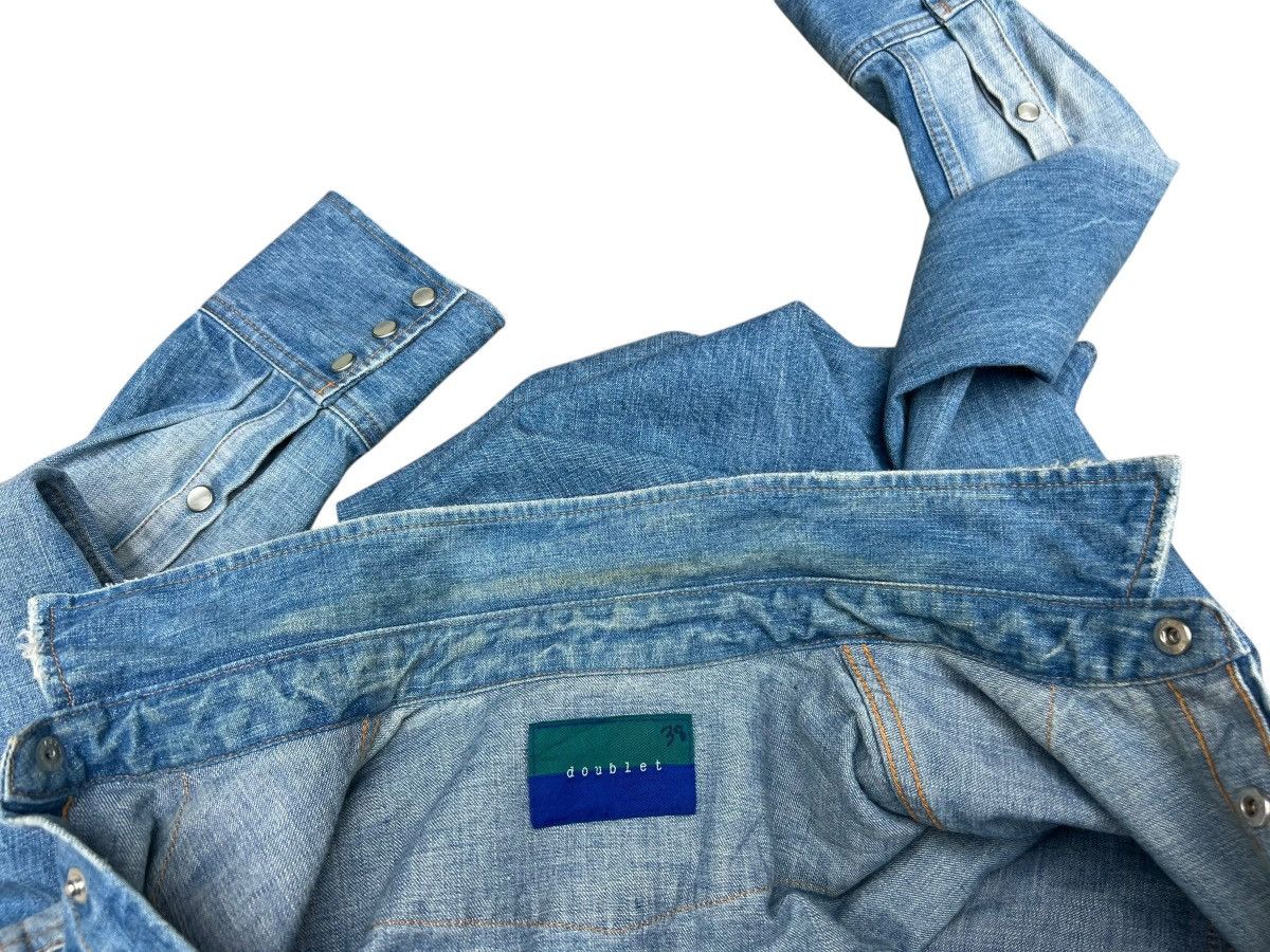 Doublet Doublet Japan Fade Denim Western Shirt Size US S / EU 44-46 / 1 - 21 Thumbnail