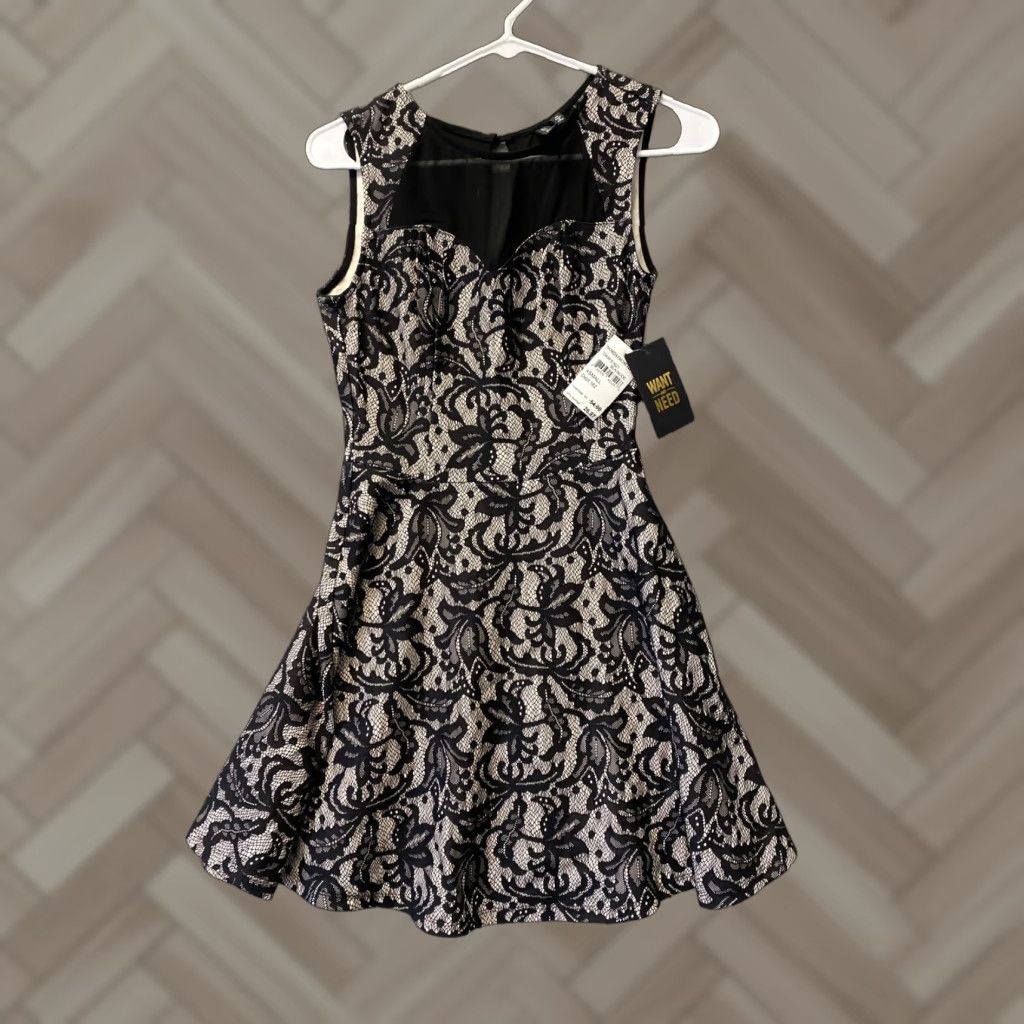 Vintage Want And Need Dress XS Black Sleeveless Midi Preppy Formal 70-64 / 70-64 XS Black Dress Sleeveless Midi Preppy Formal Want And Need Size XS / US 0-2 / IT 36-38 - 1 Thumbnail