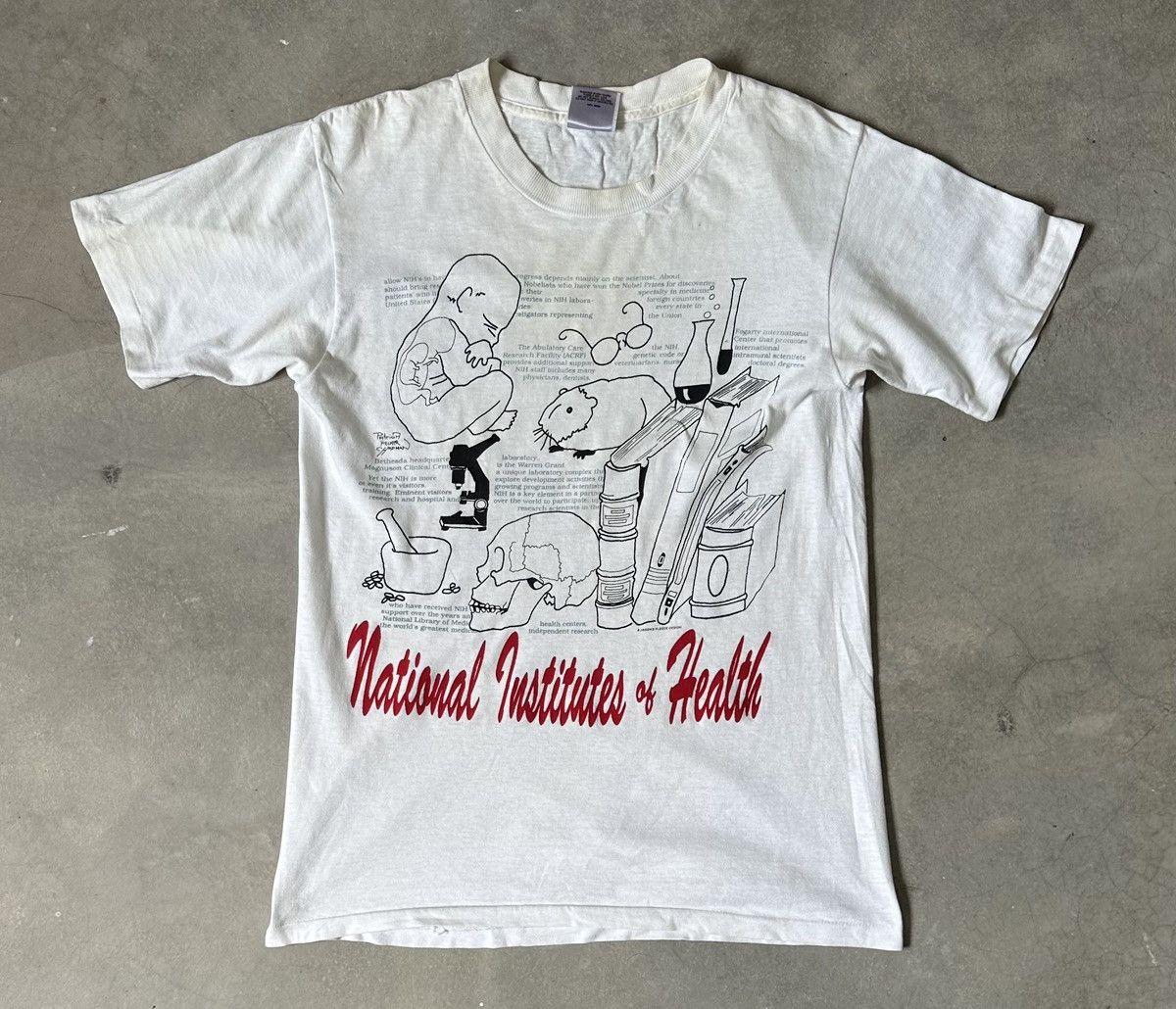 Vintage VINTAGE ONEITA NATIONAL INSTITUTES OF HEALTH NIH TEE Size US M / EU 48-50 / 2 - 1 Thumbnail