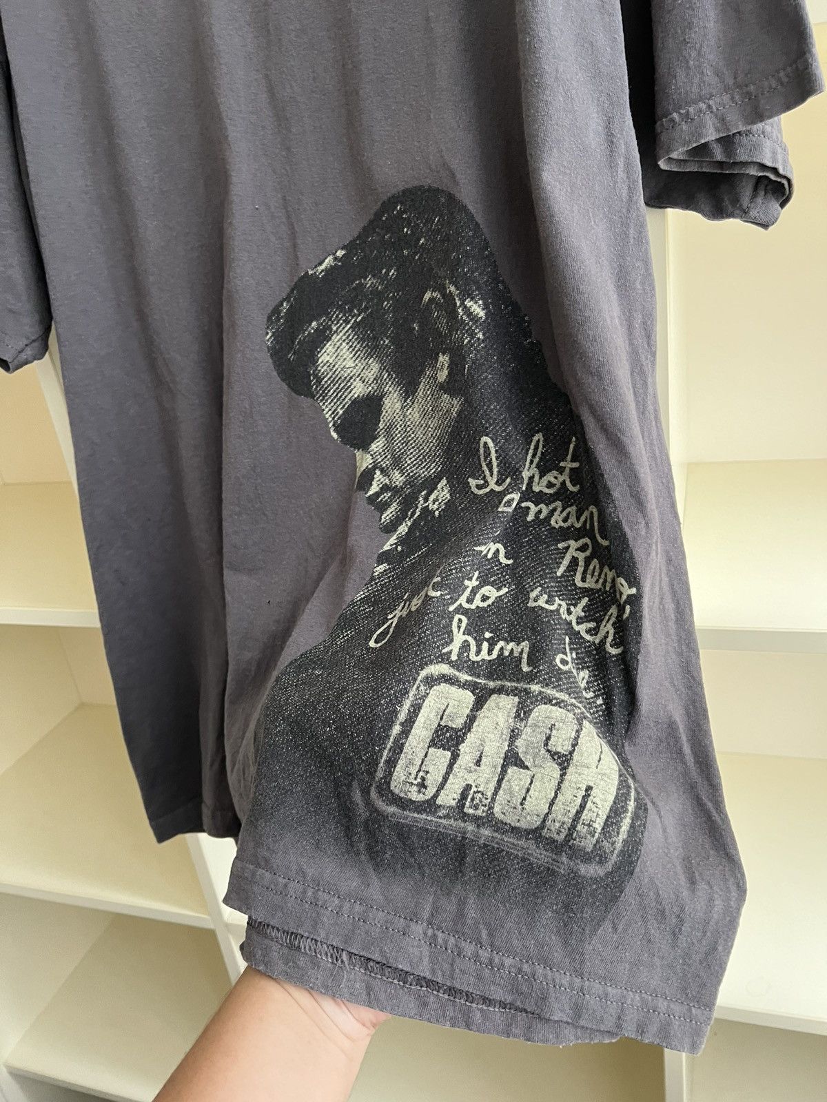 Vintage Vintage Johnny Cash T-Shirt 00s Music Tee Size XL Size US XL / EU 56 / 4 - 6 Thumbnail