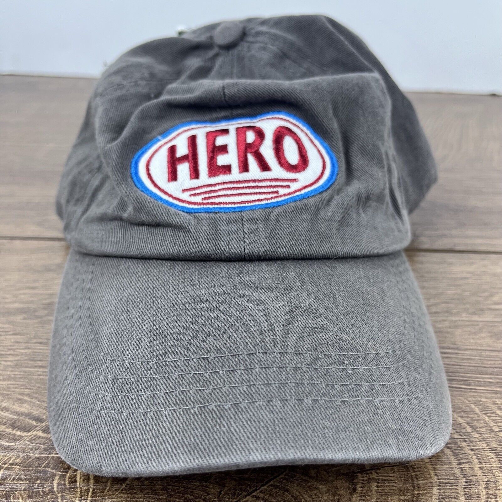 Other Gray Hero Hat Hero Baseball Hat Gray Adjustable Hat Gray Adu Size ONE SIZE - 2 Thumbnail