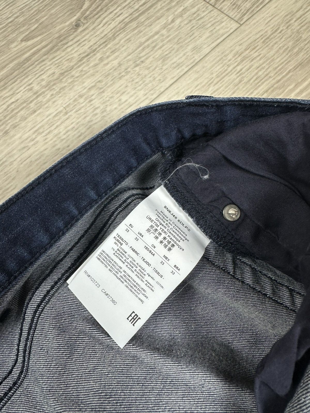 Armani × Giorgio Armani Armani Jeans Denim Pants Jeans Size 33 Size US 33 - 10 Thumbnail