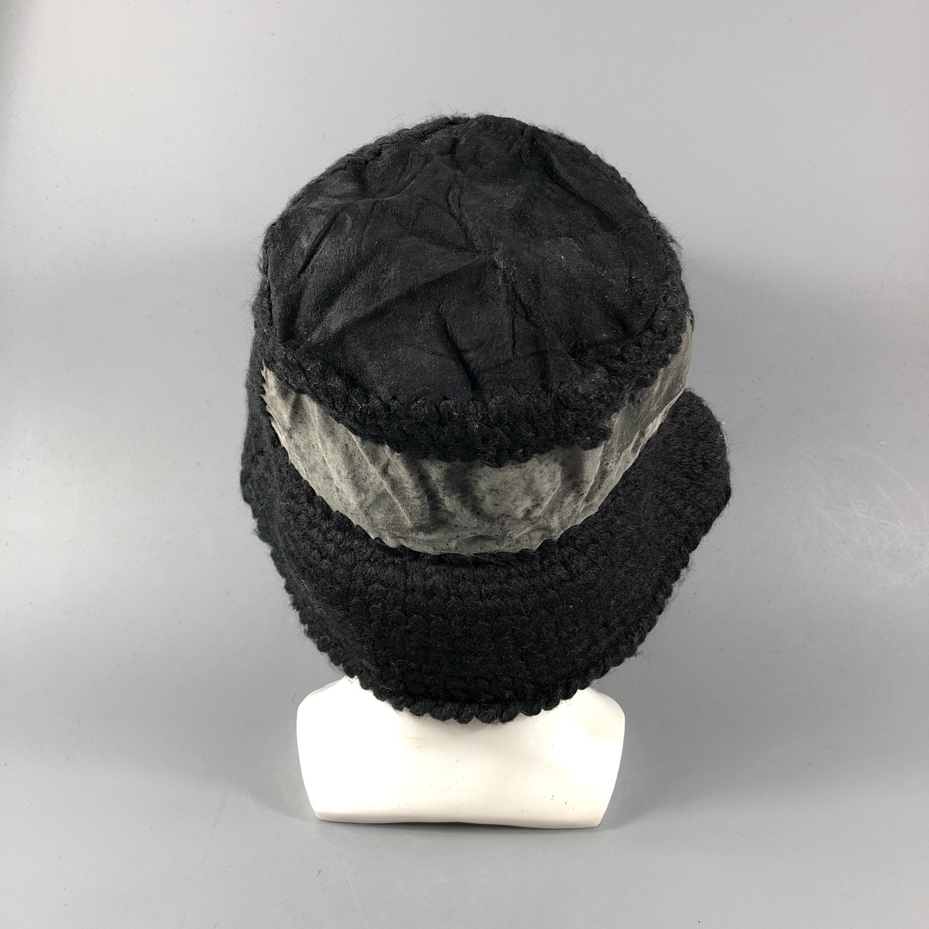 Japanese Brand Fifty Only Bucket Hat Crochet Beanie Snowcap Snow Hat B735 Size ONE SIZE - 3 Thumbnail