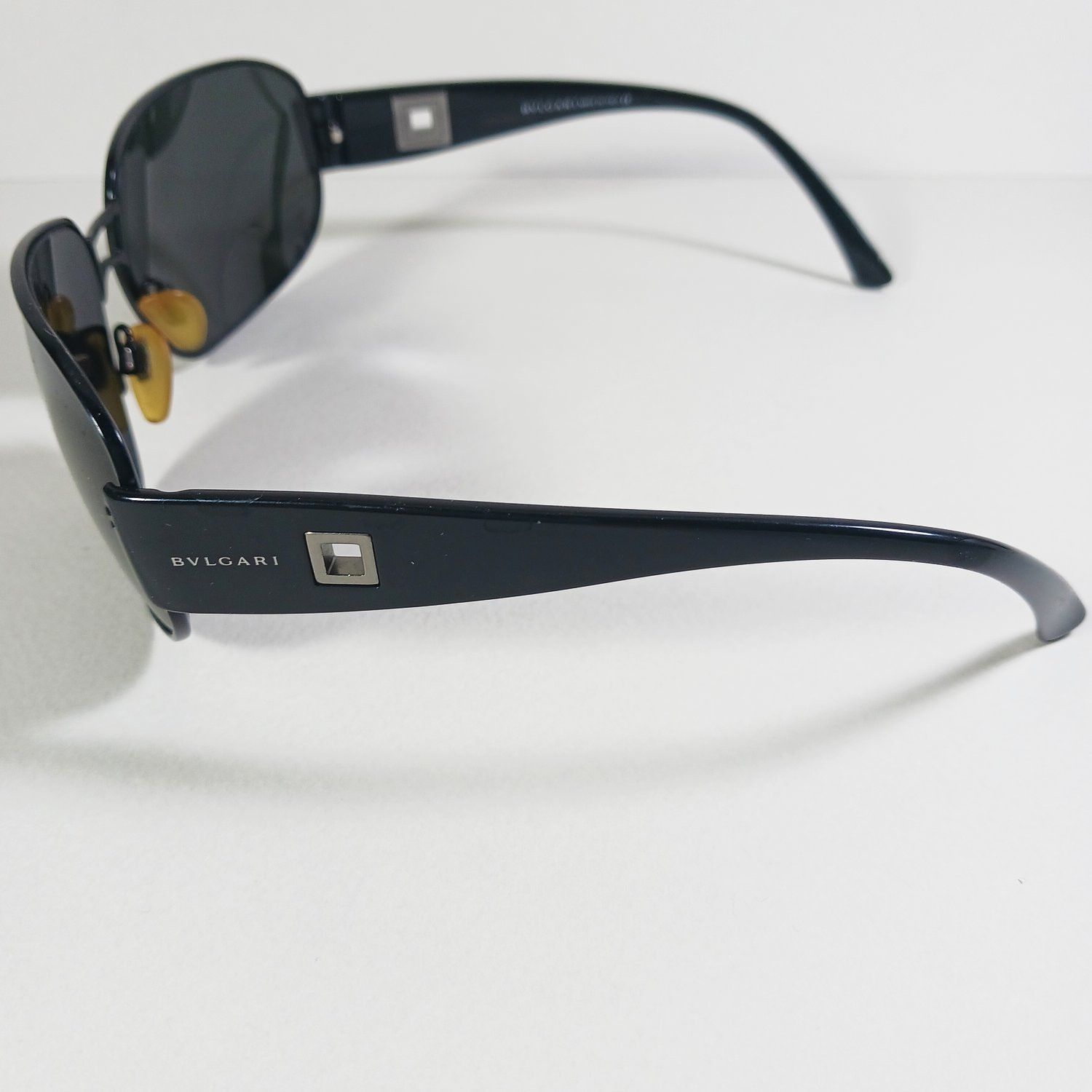 Bvlgari × Designer BVLGARI 545 128/71 Vintage Wrap Sunglasses w/Case Size ONE SIZE - 5 Thumbnail