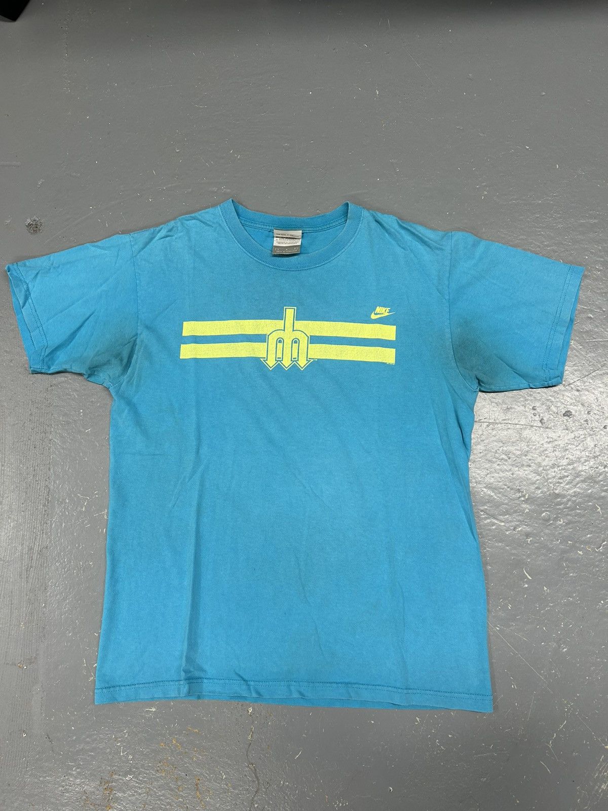 MLB × Nike × Vintage Crazy Vintage Y2K Essential Seattle Mariners Nike Tee Shirt Size US L / EU 52-54 / 3 - 1 Thumbnail