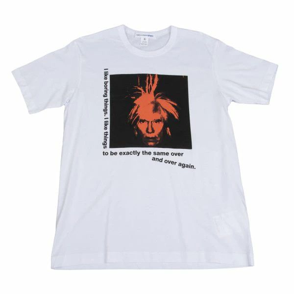 Comme des Garcons SHIRT Short Sleeve Andy Warhol Print T-Shirt Size US XL / EU 56 / 4 - 1 Thumbnail