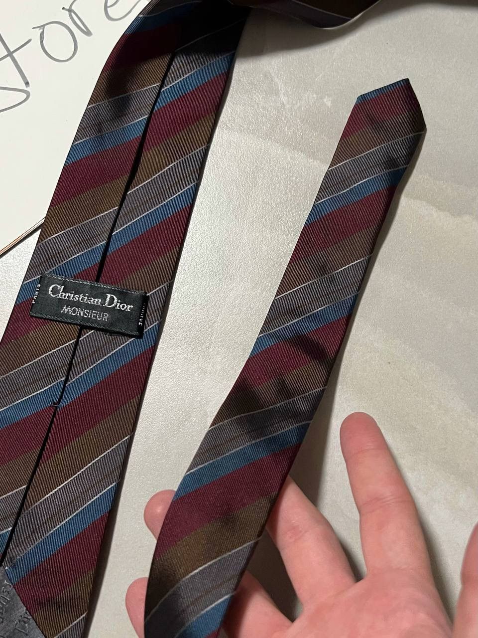 Christian Dior Monsieur Rare Vintage Christian Dior Tie Size ONE SIZE - 5 Thumbnail