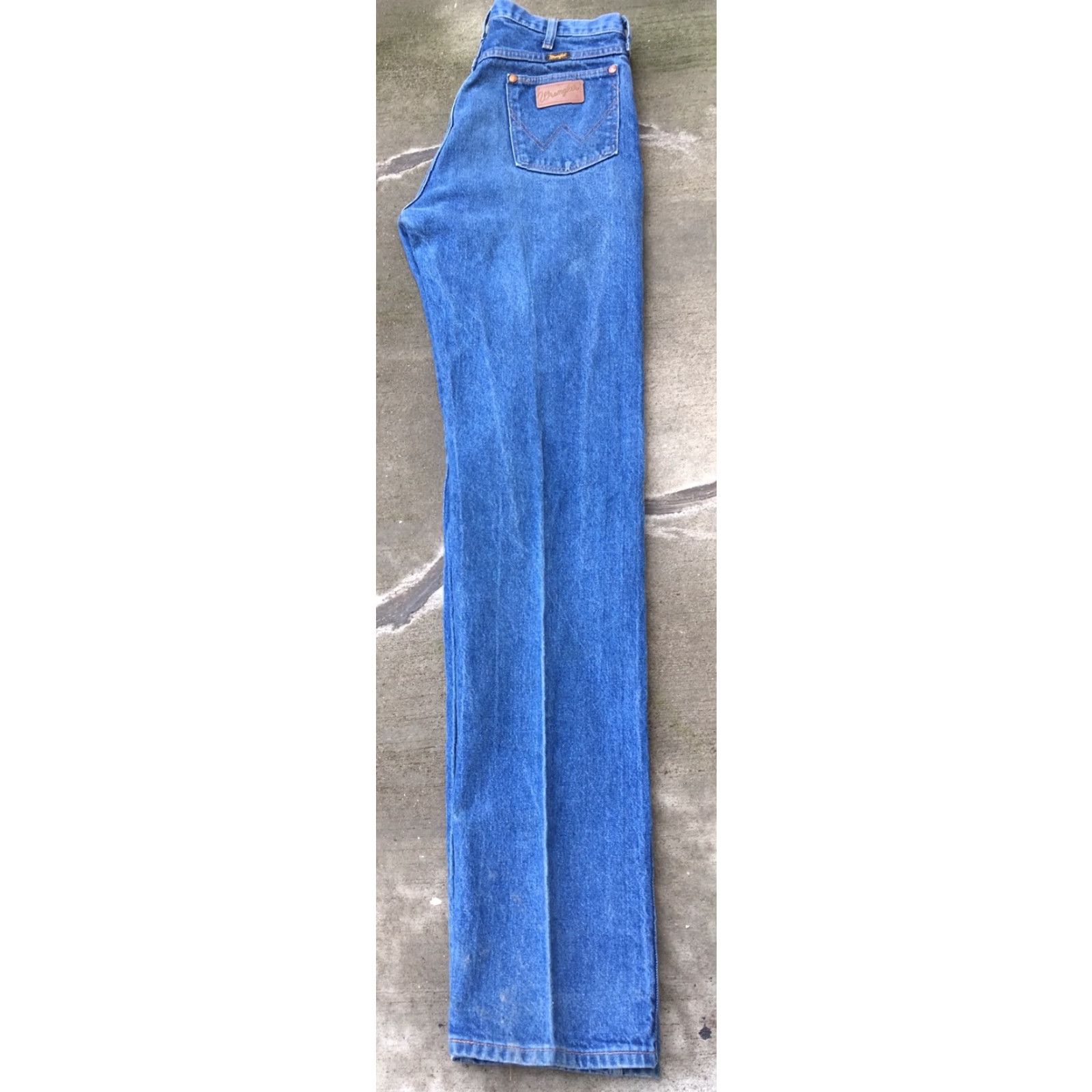 Wrangler VINTAGE Wrangler Jeans Made In USA 34 40 Classic Straight Leg Denim 5-Pocket 13MWZ Mens Blue Jeans High Rise 40 Inseam Size US 34 / EU 50 - 3 Thumbnail