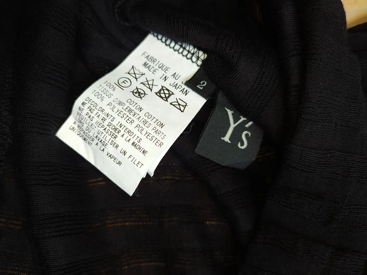 Yohji Yamamoto Y'S YOHJI YAMAMOTO MESH COTTON BLACK JUMPER SWEATER SIZE 2 Size M / US 6-8 / IT 42-44 - 4 Thumbnail