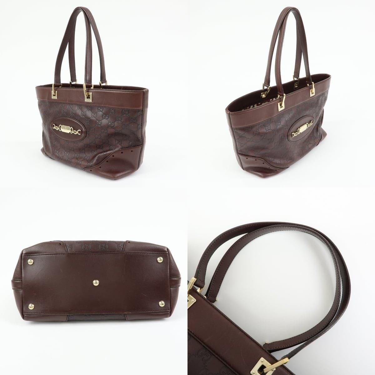 Gucci Gucci Guccissima Leather Tote Brown Size ONE SIZE - 3 Thumbnail
