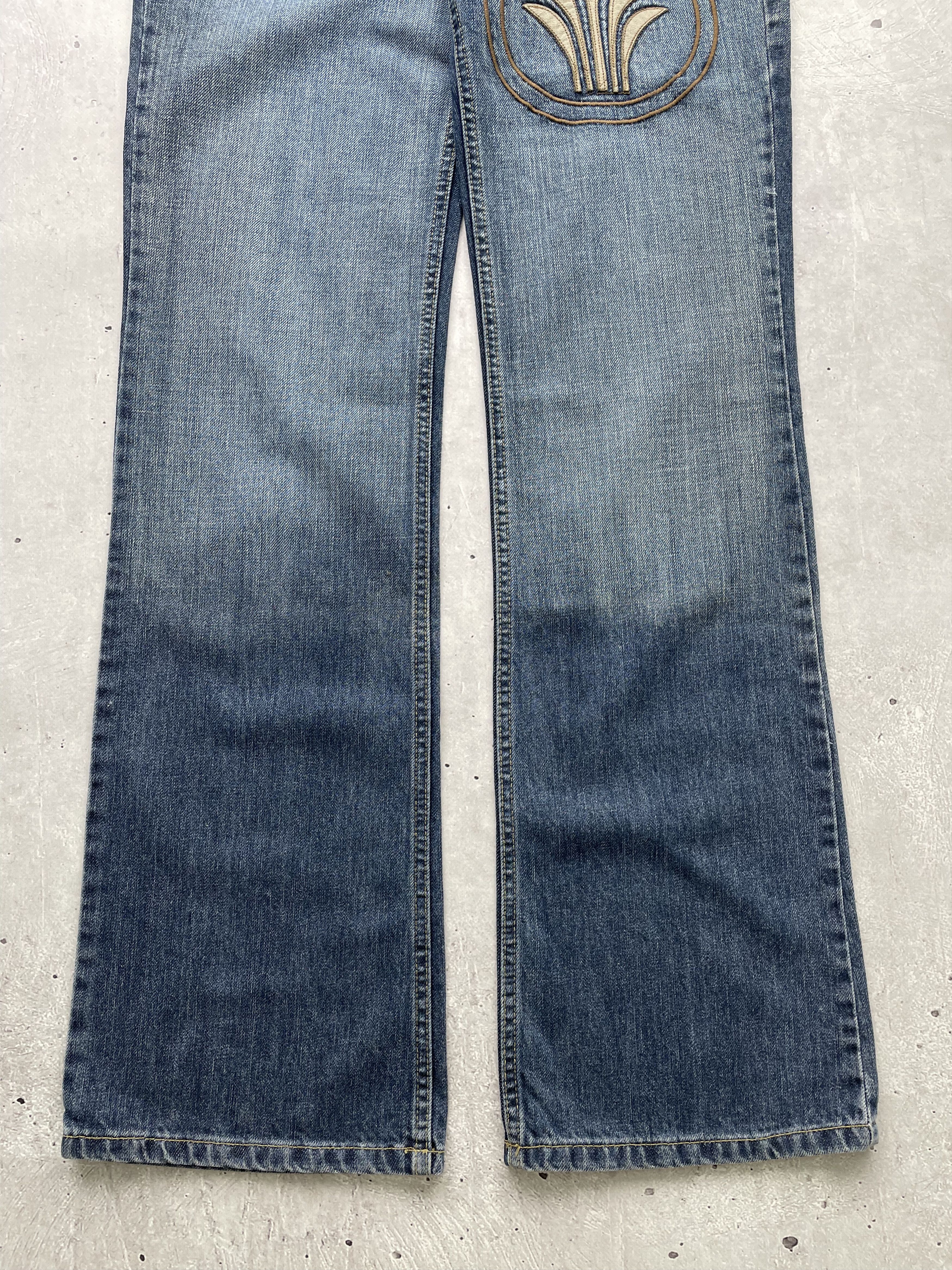 Armani Armani Vintage Flared Jeans Size 31" - 3 Thumbnail