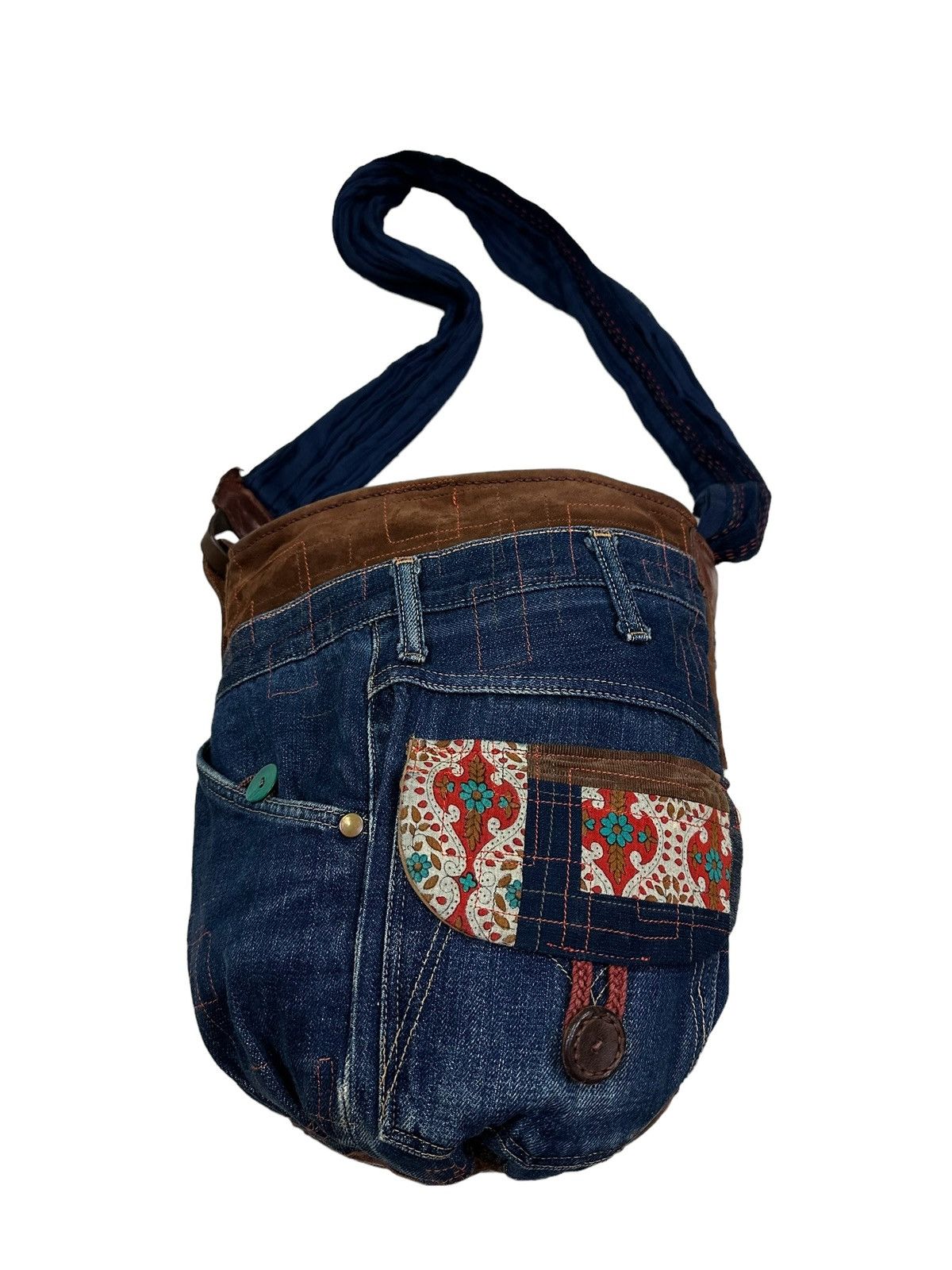 Handmade RARE HANDMADE PATCHWORK SHOULDER/CROSSBODY BAG Size ONE SIZE - 7 Thumbnail