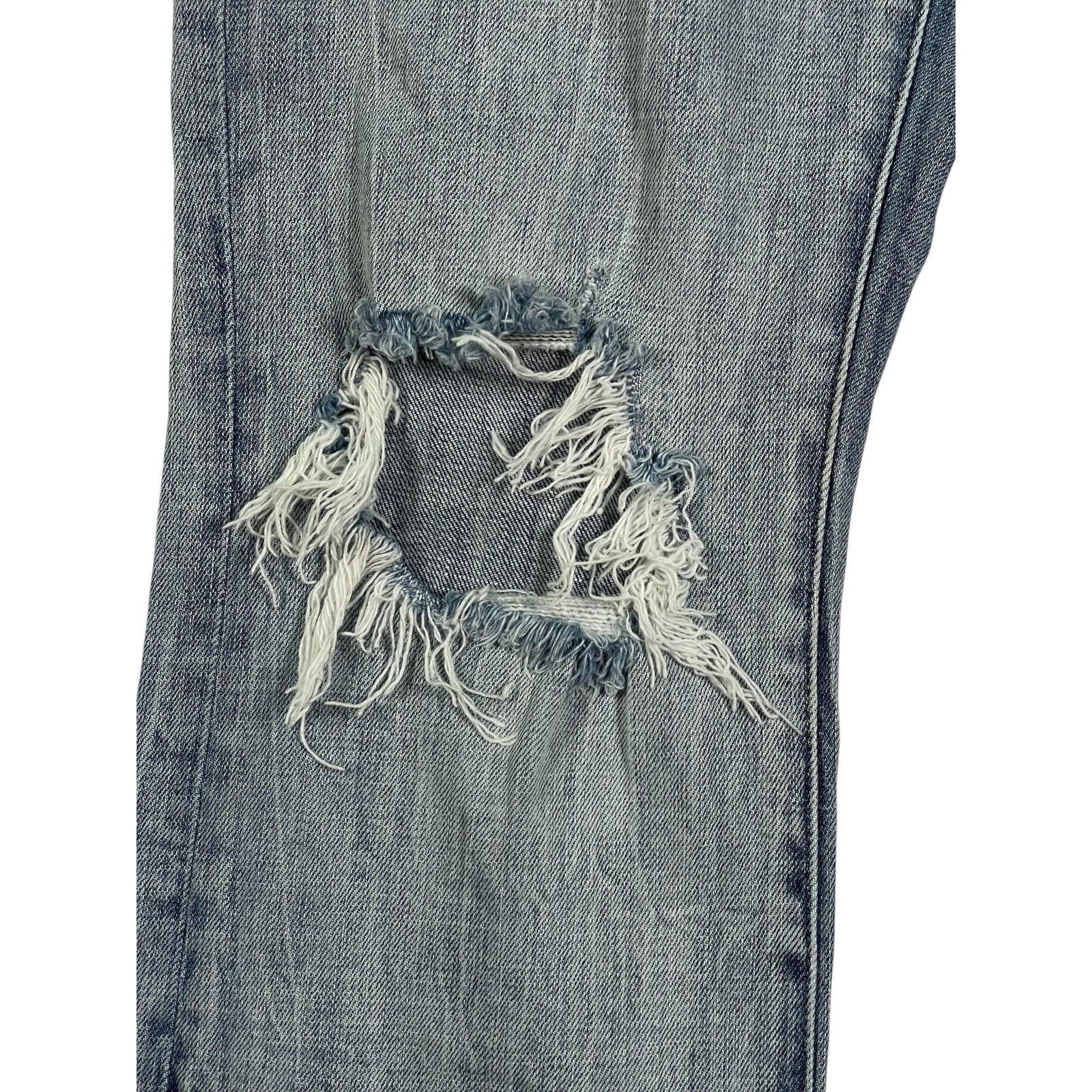 Purple Brand Purple Brand Light Wash Knee Rip Jeans Size US 31 - 4 Thumbnail