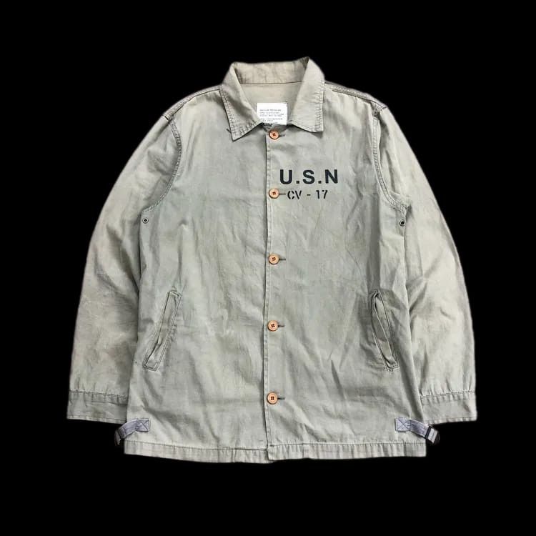 Aspesi Aspesi Blu USN Bunker Hill CV-17 OG Shirt Size US M / EU 48-50 / 2 - 5 Thumbnail