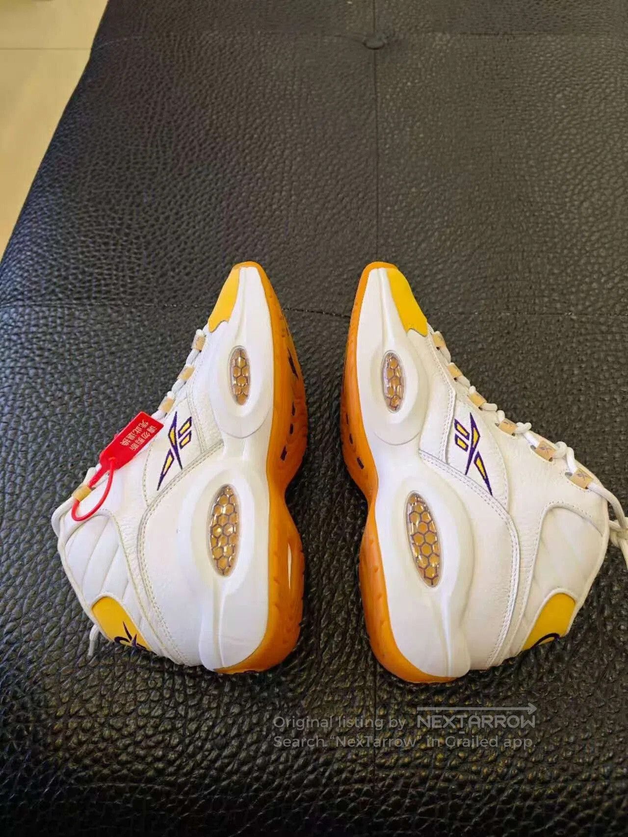 Reebok Reebok Question Mid Lakers Basketball Shoes. Size US 10 / EU 43 - 8 Thumbnail