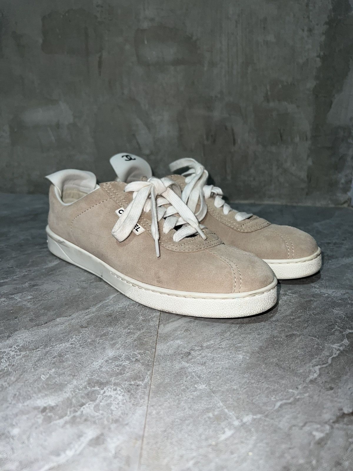Chanel Chanel Suede Calfskin Sneakers Size US 9 / IT 39 - 2 Thumbnail