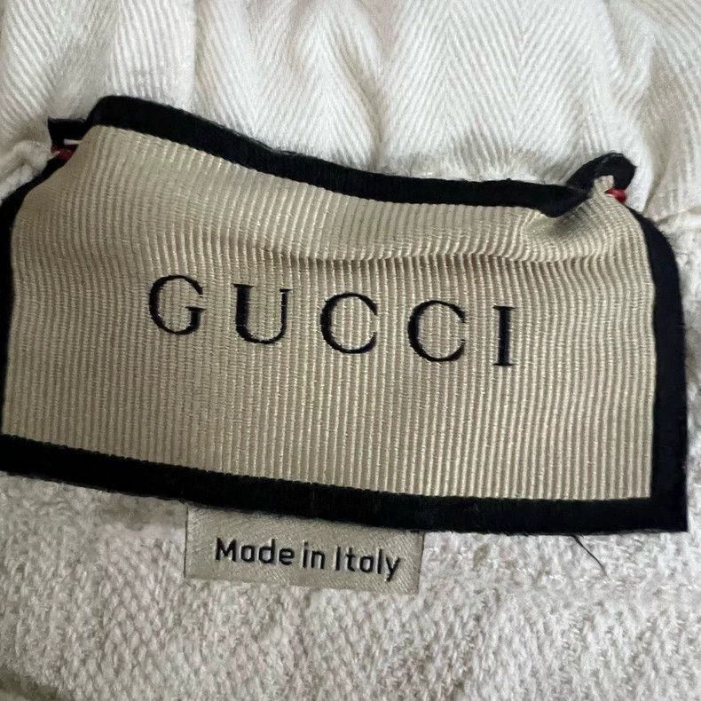 Gucci Gucci Color-blocking dark pattern full-print GG trousers 25 Size 46R - 3 Thumbnail