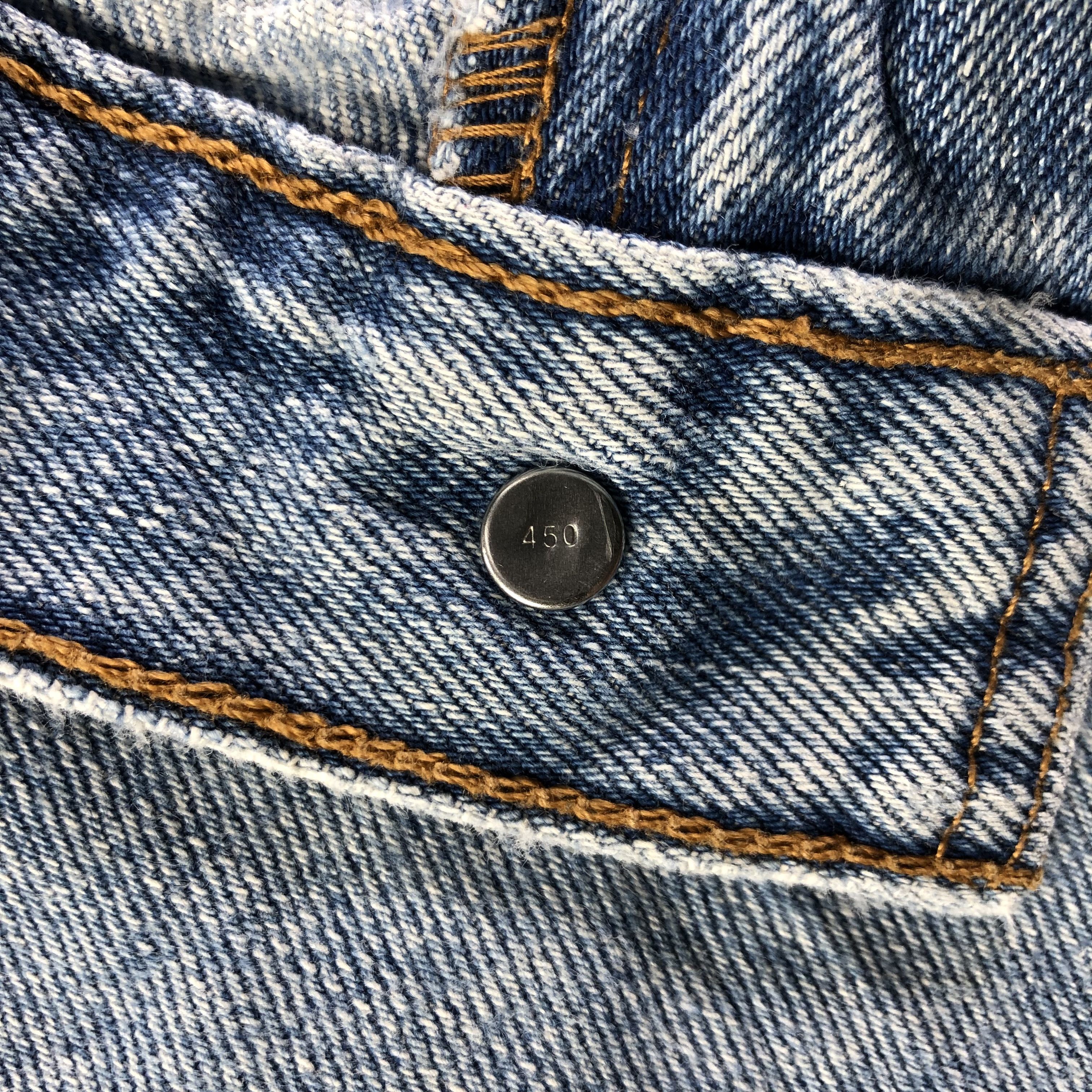 Levi's Vintage Blue Wash Levis 505 Jeans-J3046 Size US 35 - 12 Thumbnail
