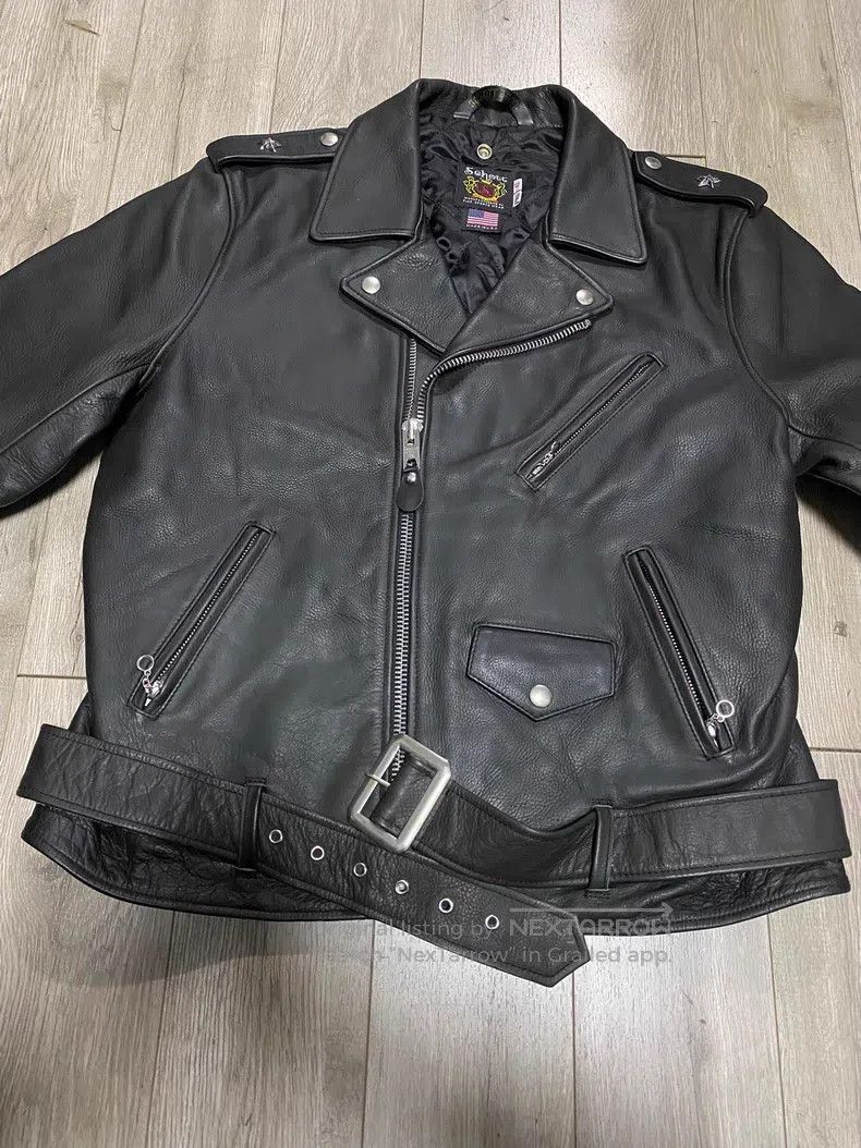Schott Schott Men's leather jacket Size US XS / EU 42 / 0 - 1 Thumbnail
