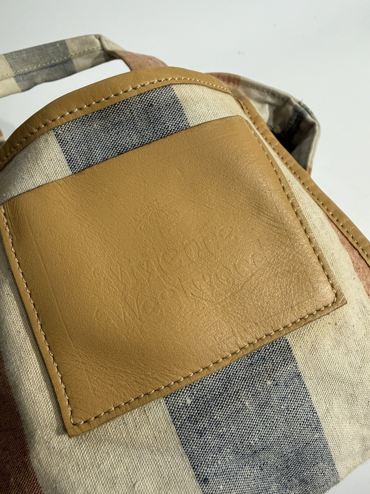 Vivienne Westwood Vivienne Westwood S/S 2019 London Canvas Tote Hand Bag Size ONE SIZE - 6 Thumbnail