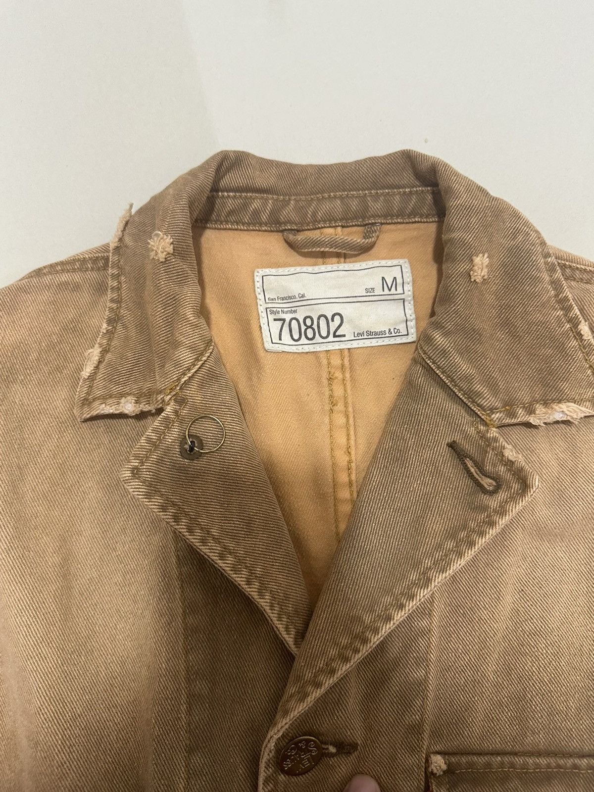 Levi's × Levi's Vintage Clothing × Vintage Vintage Levi’s Chore Jacket Workwear Design Faded Style Size US M / EU 48-50 / 2 - 4 Thumbnail