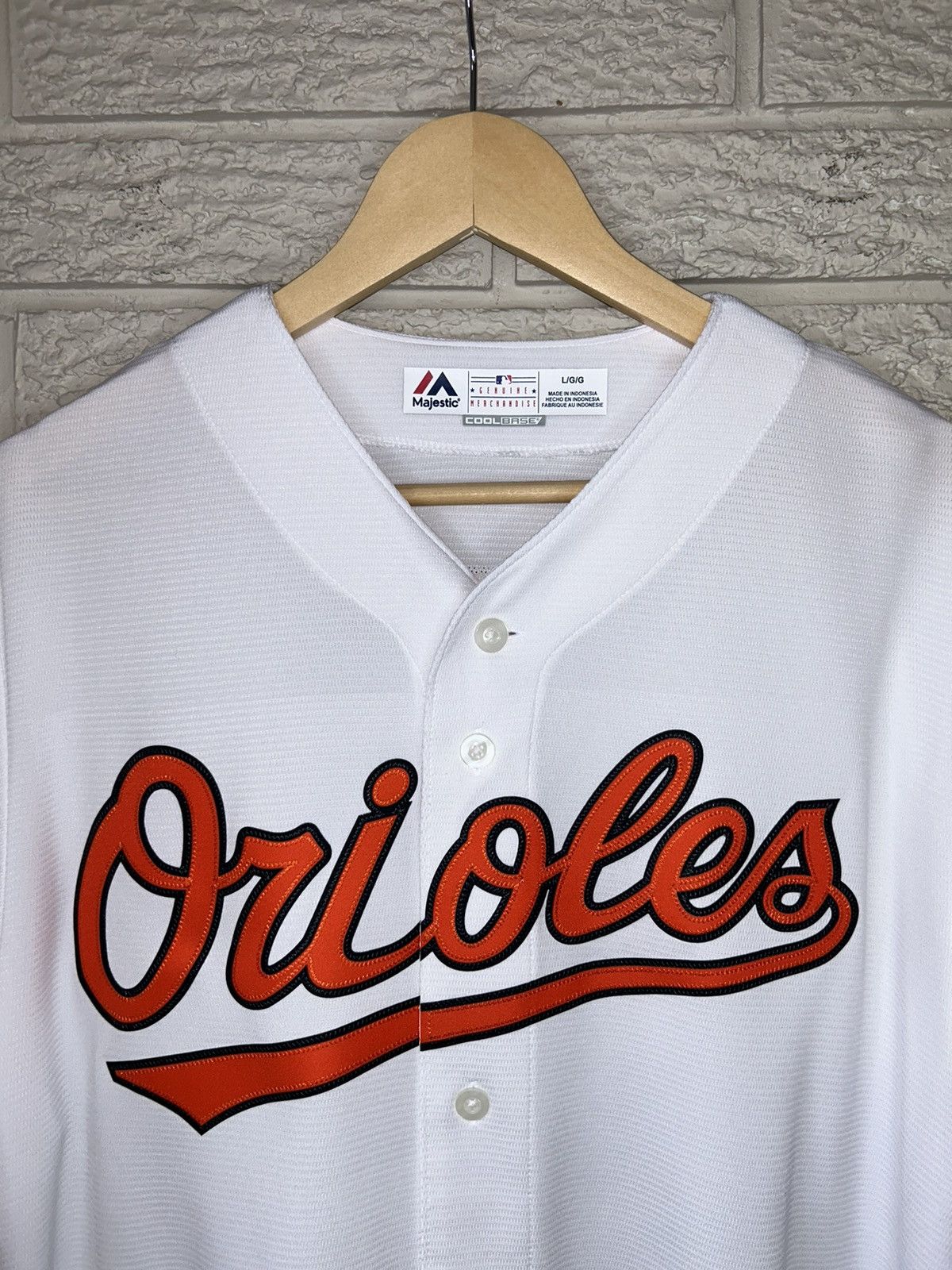 MLB × Majestic Majestic Baltimore Orioles Paul Fry Baseball Jersey Size US L / EU 52-54 / 3 - 4 Thumbnail